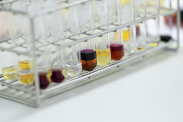 The study Separating by filtration the component substances from liquid mixture in Lab. 