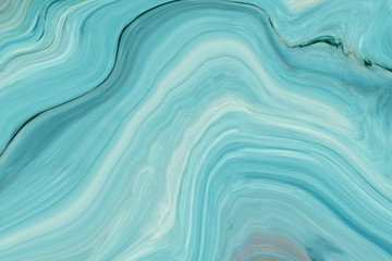 Obraz premium Marble ink colorful. Blue marble pattern texture abstract background. can be used for background or wallpaper