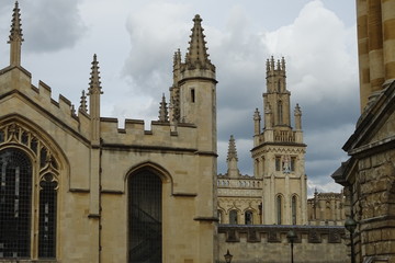 Fototapeta na wymiar All Souls College - Oxford University, Oxfordshire, England, UK