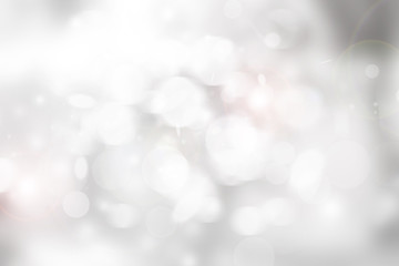 white blur abstract background. bokeh christmas blurred beautiful shiny Christmas lights