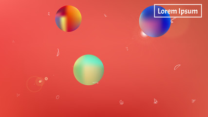 Funny abstract space fantasy  net. 