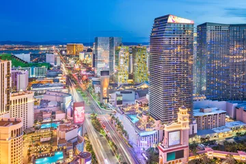 Foto op Plexiglas Las Vegas, Nevada, USA cityscape © SeanPavonePhoto