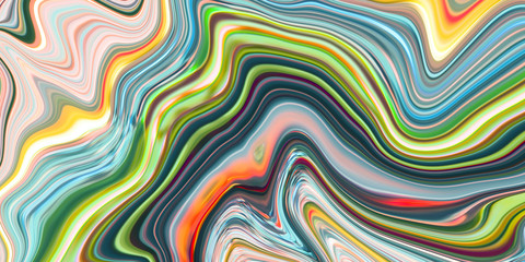 Marble ink colorful. Green-Blue marble pattern texture abstract background. can be used for background or wallpaper.