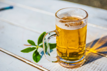 屋外ビール