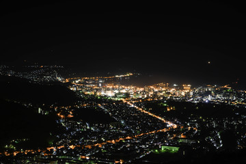 Naklejka premium 小樽の夜景
