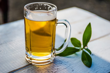 屋外ビール