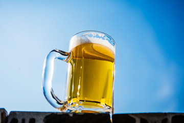 屋外ビール