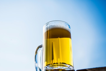 屋外ビール