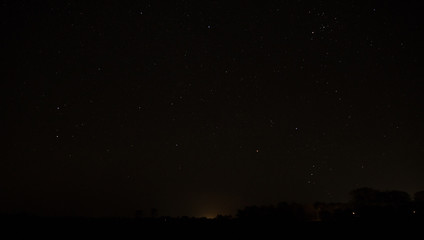 Naklejka premium niebo pełne gwiazd