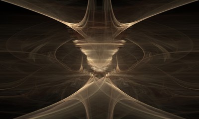 Infinite Whirlwind - Abstract Illustration / Fractal flame. Features central vortex-like structure. Has mirror symmetry.