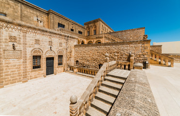 Fototapeta premium Mor Gabriel Monastery in Midyat, Mardin. Turkey. Mor Gabriel Monastery is the oldest surviving Syriac Orthodox monastery in the world.