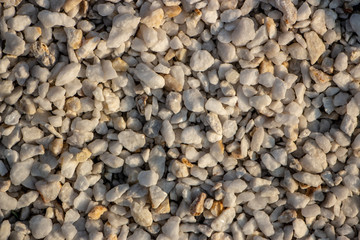 Orange marble chips texture For use in landscape design, and decoration in floristics