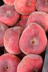 delicious juicy ripe fig peaches background