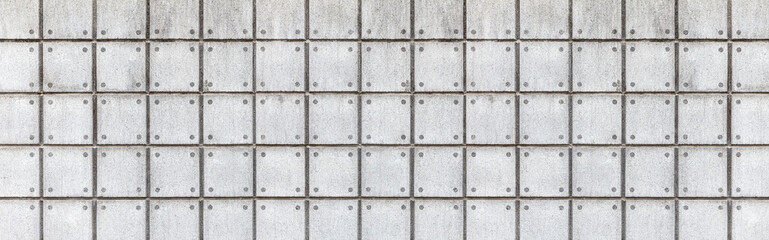 Panorama of Cement block wall texture and seamless background