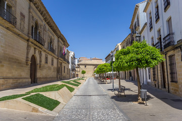 Historic town hall building in Baeza, Spain