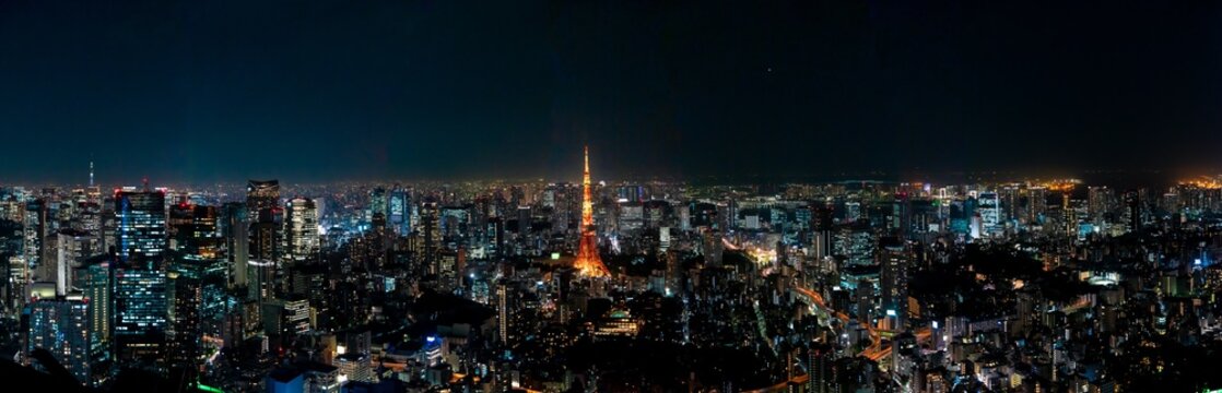 The most beautiful Viewpoint Tokyo tower in tokyo city ,japan. © pinglabel