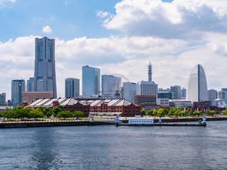 Naklejka premium 神奈川県 横浜市 みなとみらい