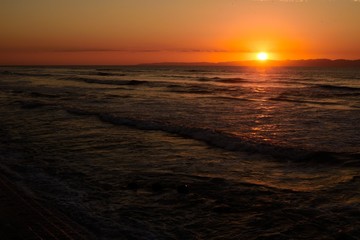 Obraz premium 夕日