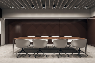 Creative meeting room interior