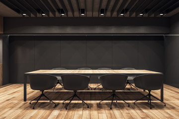 Modern conference room interior