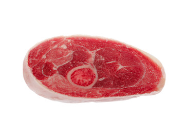 steak of turkey hen isolated