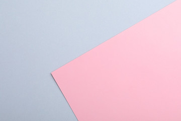 Colorful paper sheets as background, top view