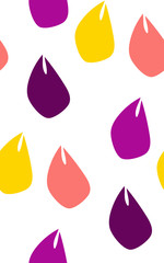 tulips seamless pattern vector floral design primitive scandinavian