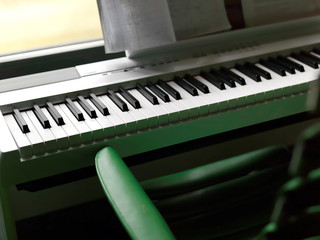 Interior with digital piano