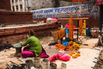 Fotobehang Makalu een trektocht in Nepal op de del Mera Peak