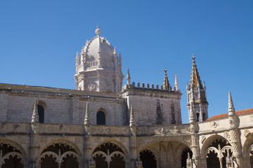 Fototapeta na wymiar Monastère des Hiéronymites à Lisbonne au Portugal