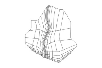 Vector Abstract Shape Geometric universal design form