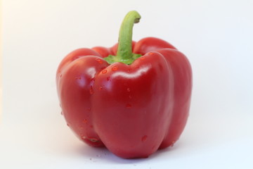 red pepper isolated on white background