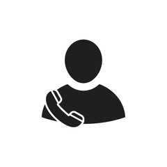 User Icon in trendy flat style isolated on white background. people silhouette symbol for your web site design. Vector illustration