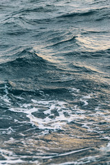 dark blue sea water background, shades of blue in black sea
