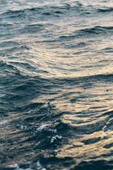 dark blue sea water background, shades of blue in black sea