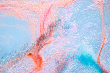 Fototapeta na wymiar abstract texture. red and aquamarine background