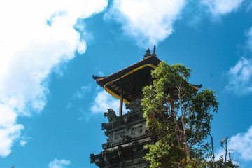 Fototapeta premium One fine day in Bali, Indonesia. Enjoying the weather, the view, everything. Taken on July 2018.