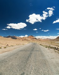 Pamir highway or pamirskij trakt, Pamir mountains
