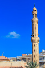 Mosque in Dahar neighborhood (old town of Hurghada) in Egypt