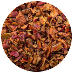 dried ground red paprica background