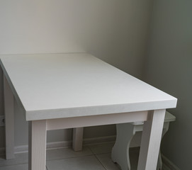 table and chair in the kitchen