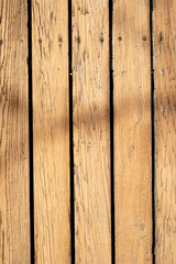 Vertical Wooden Fence Close Up
