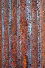 Weathered Rusty Metal Surface