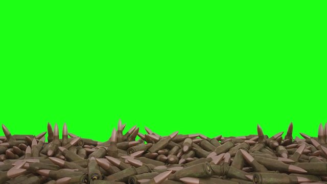 Bullet blow Green Screen Logo Background