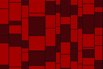 Abstract simple, seamless vector background on a geometric theme in aggressive red colors. Template or pad for book cover, textbook, advertising or booklet.