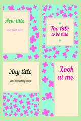 Abstract universal vector vintage art texture or web header template. Collage page, design for card, invitation, brochure brush strokes style, banner idea, book cover, booklet print, flyer.