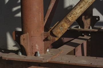 Heavy duty metal bridge structure