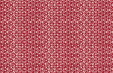 Fancy Red White Abstract Small Pattern Design