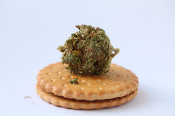 Dry Cannabis Medical Marijuana Cookies