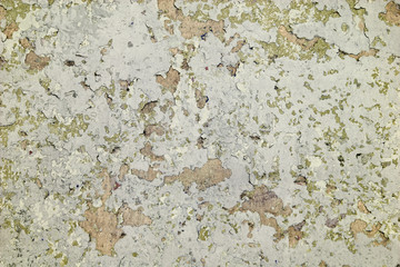 Painted concrete wall